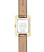 COACH Women's Mara Quartz Analog Canvas Strap Watch, Color:Chalk - Image 2