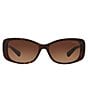 Color:Dark Tortoise - Image 2 - Rectangular Tortoise Sunglasses