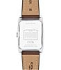 Color:Brown - Image 3 - Women's Reese Quartz Analog Brown Leather Strap Watch