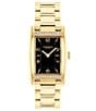 Color:Gold - Image 1 - Women's Reese Quartz Analog Gold Tone Stainless Steel Bracelet Watch