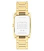 Color:Gold - Image 3 - Women's Reese Quartz Analog Gold Tone Stainless Steel Bracelet Watch
