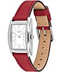 COACH Women's Reese Quartz Analog Red Leather Strap Watch, Color:Red - Image 2