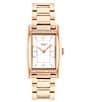Color:Rose Gold - Image 1 - Women's Reese Quartz Analog Rose Gold Tone Stainless Steel Bracelet Watch