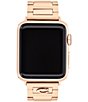Color:Rose Gold - Image 1 - Women's Rose Gold 38/40/41mm Stainless Steel Bracelet for Apple Watch