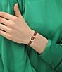 COACH Women's Sammy Quartz Analog Leather Strap Watch, Color:Saddle - Image 4