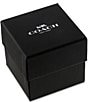 COACH Women's Sammy Quartz Analog Leather Strap Watch, Color:Saddle - Image 5