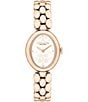 COACH Women's Sammy Quartz Analog Stainless Steel Bracelet Watch, Color:Rose Gold - Image 1