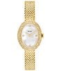 COACH Women's Sammy Quartz Analog Gold Tone Stainless Steel Mesh Bracelet Watch - Image 1