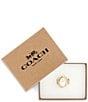 COACH Women's Sammy Quartz Analog Gold Tone Stainless Steel Ring Watch - Image 2