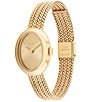 COACH Women's Sammy Quartz Analog Stainless Steel Mesh Bracelet Watch - Image 2