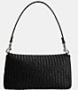 COACH Woven Soft Tabby Shoulder Bag, Color:Black - Image 2