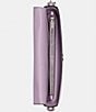 Color:Soft Purple - Image 3 - Wyn Crossgrain Leather Silver Hardware Crossbody Bag