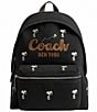 COACH x Peanuts Cargo Backpack with Snoopy Print, Color:Black Multi - Image 1