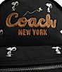 COACH x Peanuts Cargo Backpack with Snoopy Print, Color:Black Multi - Image 5