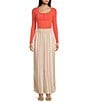 Color:Frappe - Image 3 - Striped Mid Rise Smocked Waist Wide Leg Palazzo Pants