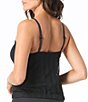 Coco Contour Plisse Textured Crochet High Neck Tankini & Solid Onyx High Waist Pull-On Swim Bottom - Image 4
