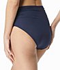 Coco Reef Classic Solids High Waisted Rollover Bikini Swim Bottom - Image 2