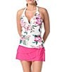 Coco Reef Classic Solids Mesh Layered Swim Skort - Image 3