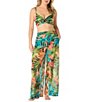 Coco Reef Island Grove Bra Size Underwire Crossover Bikini Bra Swim Top & Wide Leg Pull-On Pant Swim Cover-Up - Image 1
