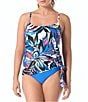 Coco Reef Paradise Abstract Stella Bra Cup Size Underwire Tankini Swim Top - Image 4