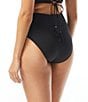 Coco Reef Solid Serene Crossover V-Waist Hipster Swim Bottom - Image 2