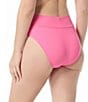 Coco Reef Solid Serene Crossover V-Waist Hipster Swim Bottom, Color:Plumeria - Image 2