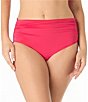 Coco Reef Summer Trellis Ruffle Underwire Bra Size Strapless Blouson Tankini Swim Top & High Waisted Rollover Biki Swim Bottom - Image 6