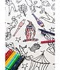 Color:Circus - Image 5 - Coloring Washable Tablecloth & 12 Markers Set - Circus Print
