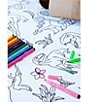 Color:Dinos - Image 5 - Coloring Washable Tablecloth & 12 Markers Set - Dinos Print