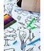 Color:Forest - Image 6 - Coloring Washable Tablecloth & 12 Markers Set - Forest Friends Print
