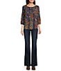 Code Bleu Chelsea Bootcut Mid Rise Power Pocket Jean, Color:Clover Wash - Image 3
