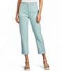 Code Bleu Chelsea Embroidered High-Rise Slim Capri Jeans - Image 1