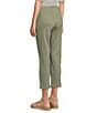 Code Bleu Chelsea Stretch Denim High Rise Capri Jeans, Color:Washed Aloe - Image 4