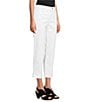 Code Bleu Chelsea Stretch Denim High Rise Side Slit Capri Jeans - Image 3