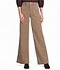 Code Bleu Corduroy High Rise Wide Leg Full Length Jeans - Image 1