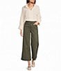 Code Bleu Denim High Rise Wide Leg Ankle Jeans - Image 3