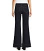 Code Bleu High Rise Patch Pocket Wide Leg Jeans, Color:Rinse - Image 2