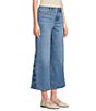 Code Bleu High Rise Wide Leg Embroidered Side Panel Jean - Image 3