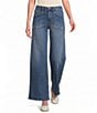Code Bleu High-Rise Wide Leg Patch Pocket Jean - Image 1