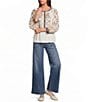 Code Bleu High-Rise Wide Leg Patch Pocket Jean - Image 3