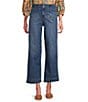 Code Bleu Hollywood Waist High Rise Wide Leg Patch Pocket Ankle Jeans - Image 5