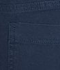 Color:Washed Navy - Image 4 - Mid Rise Double Rolled Cuff Jeans