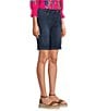 Code Bleu Petite Size Chelsea Stretch Denim Bermuda Shorts, Color:Phoenix Wash - Image 3