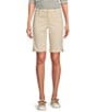Code Bleu Petite Size Chelsea Bermuda Shorts, Color:White Cap - Image 1