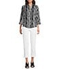 Code Bleu Petite Size Chelsea High Rise Capri Jeans - Image 5