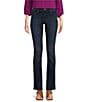 Code Bleu Petite Size Chelsea High Rise Straight Leg Jeans, Color:Clover Wash - Image 1