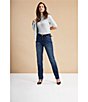 Code Bleu Petite Size Chelsea Straight Leg Jeans - Image 5
