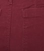 Code Bleu Petite Size Denim Hollywood Waist Patch Pocket Wide Leg Jeans - Image 4