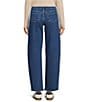 Code Bleu Petite Size High Rise Cropped Barrel Leg Jeans - Image 2