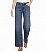 Code Bleu Petite Size High Rise Modern Straight Leg Jean - Image 1
